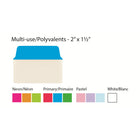 Avery - Ultra Tabs - 2 po x 1½ po Polyvalents, Repositionnables, Marquables Sur Les Deux Côtés, Couleurs Primaires, Paquet de 48-UltraTabs pour la maison – Les onglets notocollants sont parfaits pour référencer vos livres de cuisine, calendriers, agendas, magazines, planificateurs, documents financiers, correspondance, reliures de budget et d'autres renseignements pertinents