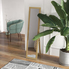 HOMCOM - Miroir pleine longueur - 14,6 po l x 61,8 po H - marron-Miroir épais pour une finition brillante et élégante 