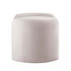 Modway - Nebula Velours Performance Rembourré Ottoman - Rose-Capacité des ottomans : 275 lbs.