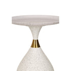 Brassex - Table d'appoint 536978 - blanche-Profil mince