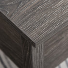 HOMCOM - Table basse moderne relevable 39 po avec compartiment de rangement caché - gris clair-Matériau : panneau de particules
