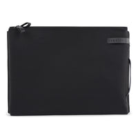 Bugatti - Madison Housse Pour Ordinateur Portable 15,6 Pouces - Noir-Fabriqué en 100 % nylon avec des garnitures en cuir végétalien