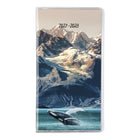 Blueline - 2027-2028 agenda de poche mensuel 24 mois avec reliure piqûre à cheval – 6 1/2 po x 3 1/2 po – couleurs assorties – bilingue-100 % de papier recyclé post-consommation