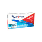 Paper Mate - Stylo à bille Flexgrip Elite rétractable – 1,4 mm – bleu – paquet de 12-La prise en main confortable permet une utilisation prolongée