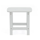 Backyard Lifestyles - Table d'appoint - Blanc-Ne se fissure pas, ne s’écaille pas, ne rouille pas et ne pèle pas.