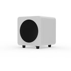 Kanto - Subwoofer de 6 po amplifié et scellé, 200 W - Blanc mat-Boîtiers en MDF de qualité acoustique, construction scellée, pieds d’isolation en caoutchouc