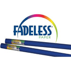 Fadeless Papier d'art pour tableau d'affichage, bleu royal, 122 cm x 3,66 m, 4 rouleaux-Ultra résistant à la décolouration