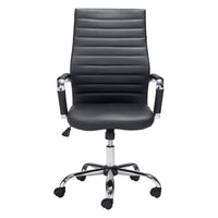 Zuo - Primero Chaise de bureau - Noir-Moelleux et durable pour un confort quotidien exceptionnel