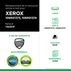 CIG - Cartouche de toner Xerox Phaser 3250 remise à neuf - rendement élevé - noir- Écologique : Remanufacturé à partir d'une cartouche Xerox originale recyclée