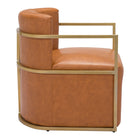 Zuo - Xander Fauteuil d’appoint - Brun-Dimensions: 25,6 po L x 26,8 po L x 28,3 po H