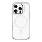 AXS - Crystal Shield Étui D3O fabriqué avec du plastique recyclé MagSafe compatible pour Apple iPhone 16 Pro - Clear-Protection anti-UV pour afficher clairement le design original de votre cellulaire