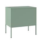 Manhattan Comfort - Ava 23,6 po Buffet Moderne d’Appoint - Vert-Acier: Nettoyage: Essuyez avec un chiffon doux et sec. Pour les taches tenaces, utilisez un détergent doux avec de l’eau, puis séchez avec un chiffon pour éviter les traces d’eau. À éviter: N’utilisez pas de tampons abrasifs qui pourraient rayer la surface. Évitez de laisser de l’eau ou de l’humidité sur la surface pendant de longues périodes.. Entretien: Vérifiez régulièrement la présence de rouille, surtout dans les environnements humides. Si
