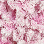 HOMCOM - Snow Flocked Pencil Artificial Christmas Tree with Steel Base Pink-Les branches ignifuges ne risquent pas de prendre feu ou de causer de graves dommages domestiques 
