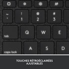 Logitech - Étui clavier Combo Touch pour iPad A16/ 10.9" (10e génération) - Anglais - Gris Oxford-Protection: Conçu pour ressembler à une extension naturelle d'un iPad, l'étui clavier protège votre dispositif contre les éraflures, les rayures et les éclaboussures avec des matériaux premium