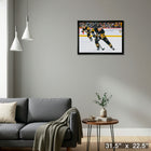 Sidney Crosby Pittsburgh Penguins - Toile encadree - 31" x 22"-Prêt à accrocher - livré entièrement assemblé
