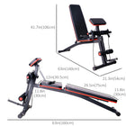 Soozier - Banc De Musculation Pliable Et Réglable - Banc D'entraînement Pour Développé Couché Et Abdos Avec Haltères-Hauteur du coussinet pour les coudes réglable avec deux trous entre 30,75 po 