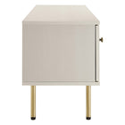 Modway - Cambria 47 po Meuble TV, Blanc-Planche coulissante