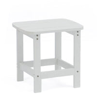 Backyard Lifestyles - Table d'appoint - Blanc-Polystyrène durable et résistant aux intempéries de type HIPS, polystyrène à haute résistance aux chocs.