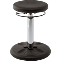 FDMT - Tabouret oscillant réglable Kore 42-61 cm - noir-Le siège Kore Wobble Chair est imprégné de Smart Plastic, un agent antimicrobien qui empêche la prolifération des germes sur la surface en plastique du siège.