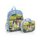 Heys - Ensemble 2 pièces BBC Studios Kids Bluey sac à dos et sac à lunch-Sac à dos avec sac à lunch détachable assorti, idéal pour l’école et le quotidien