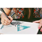 Sharpie - Stylos - 0,8 mm - couleurs variées - paquet de 4-La pointe permet de faire des traits précis