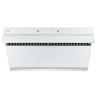 Fotile - Hotte aspirante à ventilation inclinée - 36 po - Blanche-Verre trempé blanc