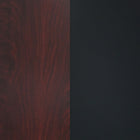 Flash Furniture – Dessus de table laminé rond, réversible, 24 po, noir ou acajou-Résistant à la chaleur, aux rayures et à l'humidité