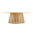 Manhattan Comfort - Ensemble de 2 tables basses et d’appoint Layla modernes - Chêne naturel-Assemblage à domicile requis Tout le matériel inclus