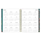 Blueline - Agenda Hebdomadaire/Mensuel - 11 po H x 8 1/2 po l - Motif Floral - Anglais-Dates juliennes