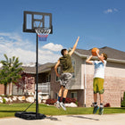 Soozier – Panier de basketball portatif avec panneau incassable de 43 po-La base supporte différents poids, améliorant la stabilité avec de l'eau ou du sable
