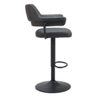 Zuo - Erret Tabouret de bar - Gris-Dimensions: 21,7 po L x 23,6 po L x 46,9 po H