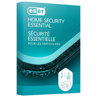 ESET - Home Security Essential – 5 utilisateurs – abonnement d’un an-Ce logiciel pratique protège votre maison connectée, sécurise votre navigateur et votre webcam, et vous permet de profiter d'opérations bancaires en ligne et d'une navigation internet plus sécurisées