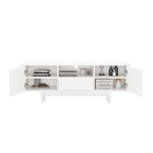 Manhattan Comfort - Meuble TV moderne Ella 59,1 po - Blanc-10