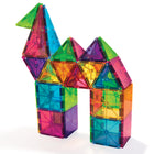 MAGNA-TILES Ensemble De Construction Magnetic Classique De 100 Pièces-Sécurité Garantie: Toutes les pièces MAGNA-TILES sont construites pour résister à d'innombrables heures de jeu.  Notre treillis de signature empêche la fissuration, tandis que les rivets de fixation gardent les aimants sûrs et sécurisés