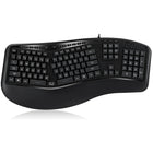 Adesso - Clavier ergonomique RGB USB - Disposition bilingue canadienne-Connexion USB filaire pour des performances fiables
