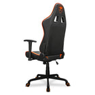 COUGAR - Chaise de jeu inclinable et pivotante Armor Elite - noir et orange-Accoudoirs réglables à 2 directions