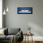 Frameworth - Toronto Maple Leafs premier match Scotiabank Arena 2018 - panorama encadre - 42,5 po l x 16,5 po H-Impression panoramique grand format encadree professionnellement dans un cadre en bois solide prete a accrocher avec toute la quincaillerie incluse