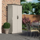 Suncast - Abri vertical - couleur Vanille-Assemblage facile, peu d’outils requis.