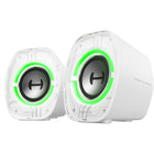 Hecate - Haut-parleur de jeu Hecate G1000II BT 5.4 avec haut-parleur de 2,5 po, basses améliorées, USB-C, entrée AUX et 9 modes d’éclairage RVB dynamiques – Blanc-Les trois modes EQ offrent bien plus qu’un excellent son. Les préréglages pour la musique, les jeux et les films, soigneusement calibrés, procurent une expérience audio immersive adaptée à chaque moment. Un bon son, un maximum de plaisir — découvrez toutes ses facettes