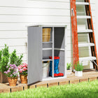 Outsunny - Armoire de rangement de jardin - 29,9 po x 21,7 po x 45,3" -Porte avant avec loquet à boulon pour un accès facile et une sécurité accrue  
