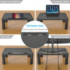 ShoppingAll - Monitor Stand Riser with 4 Adjustable Height-Black-5