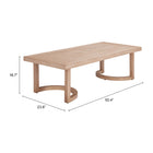 Zuo - Leto Table basse - Brun-6