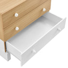 Modway - Nolia Bloc de couleur à 3 tiroirs Commode, Chêne Blanc-8