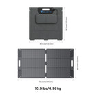Bluetti - Panneau solaire pliable SP100L 100 W-De l’énergie verte et propre pour un avenir durable : Le panneau solaire SP100L offre une solution d’énergie renouvelable qui réduit votre empreinte carbone tout en fournissant une énergie constante. Oubliez ces générateurs bruyants et polluants et adoptez une énergie solaire respectueuse de l’environnement qui s’aligne sur votre engagement à protéger l’environnement sans sacrifier la commodité.