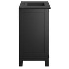 Modway - Dixie 36" Solide Armoire à coiffeuse de salle de bain - Noir noir-Matchs non inclus