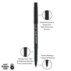 uni-ball – Stylos à bille roulante ONYX – 0,5 mm – noir – paquet de 12  -Pointe fine de 0,5 mm
