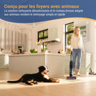 Tineco - Aspirateur vertical sans fil eau et poussière FloorWasher Pet série 5 - Noir-Conception de Brosse Améliorée : La conception de la brosse améliorée vous permet de nettoyer les bords des murs, les coins et sous les meubles avec facilité, garantissant qu'aucun endroit ne soit oublié