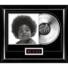 Notorious BIG Ready To Die Music Cover with Silver Vinyl - Impression encadree - 28" x 24"-Qualité supérieure - music memorabilia