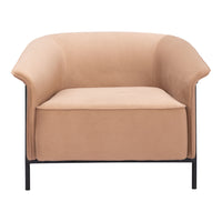 Zuo - Burry Fauteuil d’appoint - Tan-Tissu confortable et durable