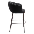 Zuo - Essen Tabouret de bar - Noir/Bronze-Dimensions: 24,4 po L x 24,4 po L x 40,9 po H